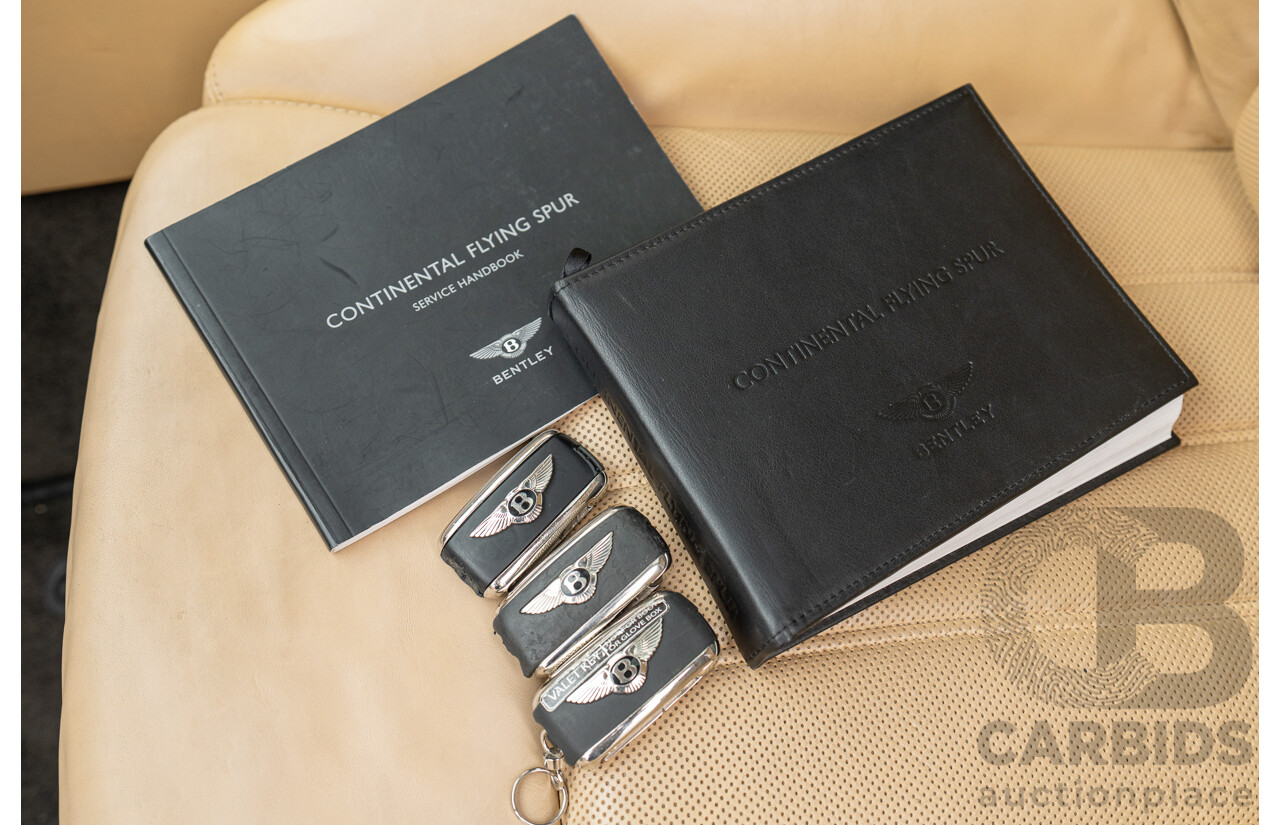 5/2006 Bentley Continental Flying Spur (AWD) 3W 4d Sedan Cyprus Green Metallic Twin Turbo W12 6.0L