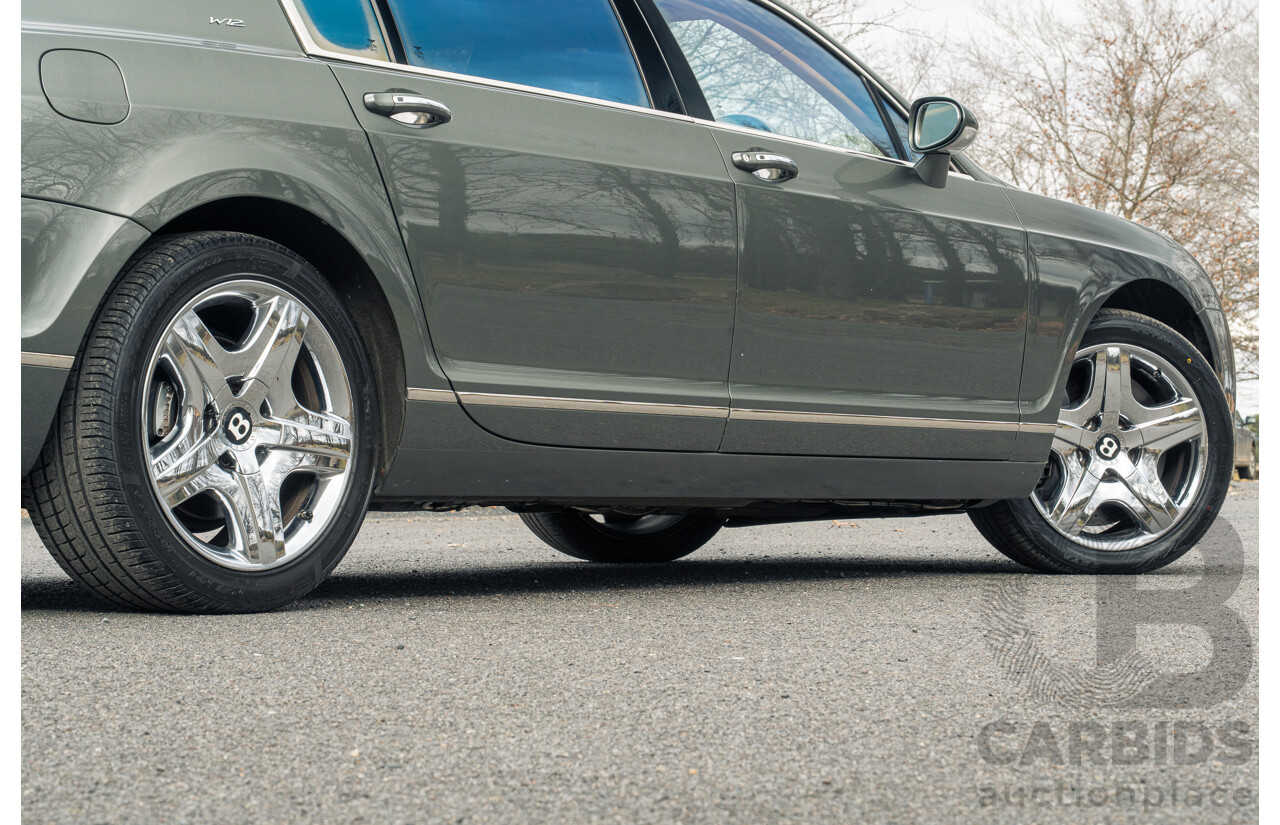 5/2006 Bentley Continental Flying Spur (AWD) 3W 4d Sedan Cyprus Green Metallic Twin Turbo W12 6.0L