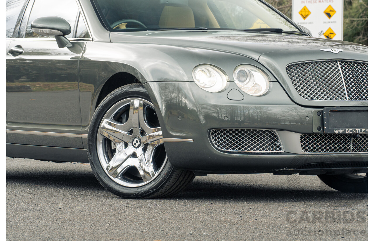 5/2006 Bentley Continental Flying Spur (AWD) 3W 4d Sedan Cyprus Green Metallic Twin Turbo W12 6.0L