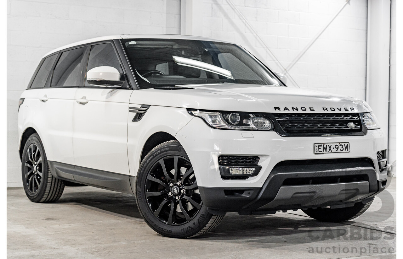 4/2015 Land Rover Range Rover Sport 3.0 TDV6 S LW MY15.5 4d Wagon Fuji White Turbo Diesel 3.0L