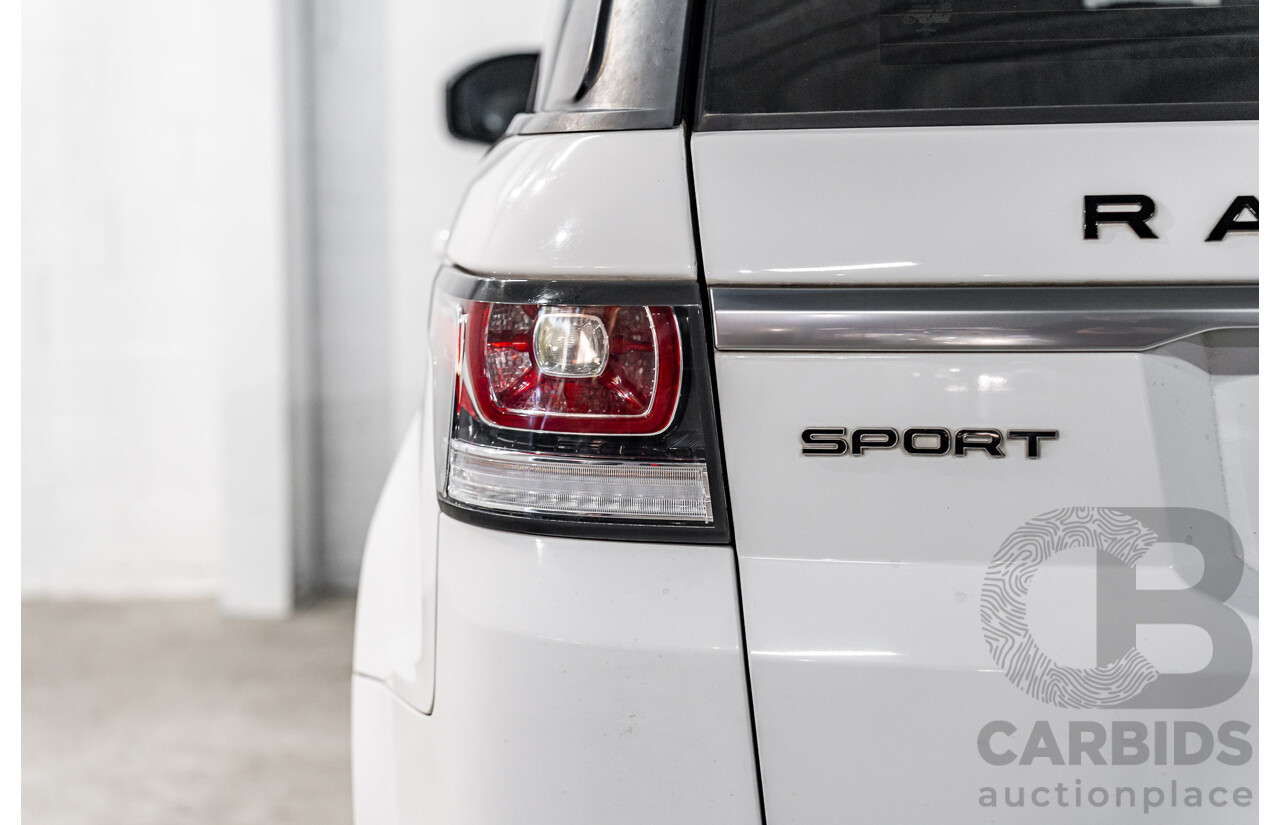 4/2015 Land Rover Range Rover Sport 3.0 TDV6 S LW MY15.5 4d Wagon Fuji White Turbo Diesel 3.0L
