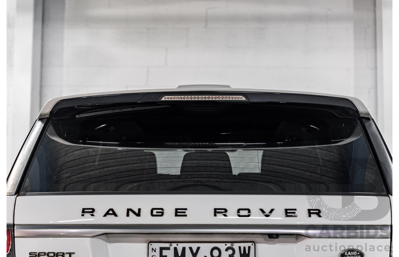 4/2015 Land Rover Range Rover Sport 3.0 TDV6 S LW MY15.5 4d Wagon Fuji White Turbo Diesel 3.0L