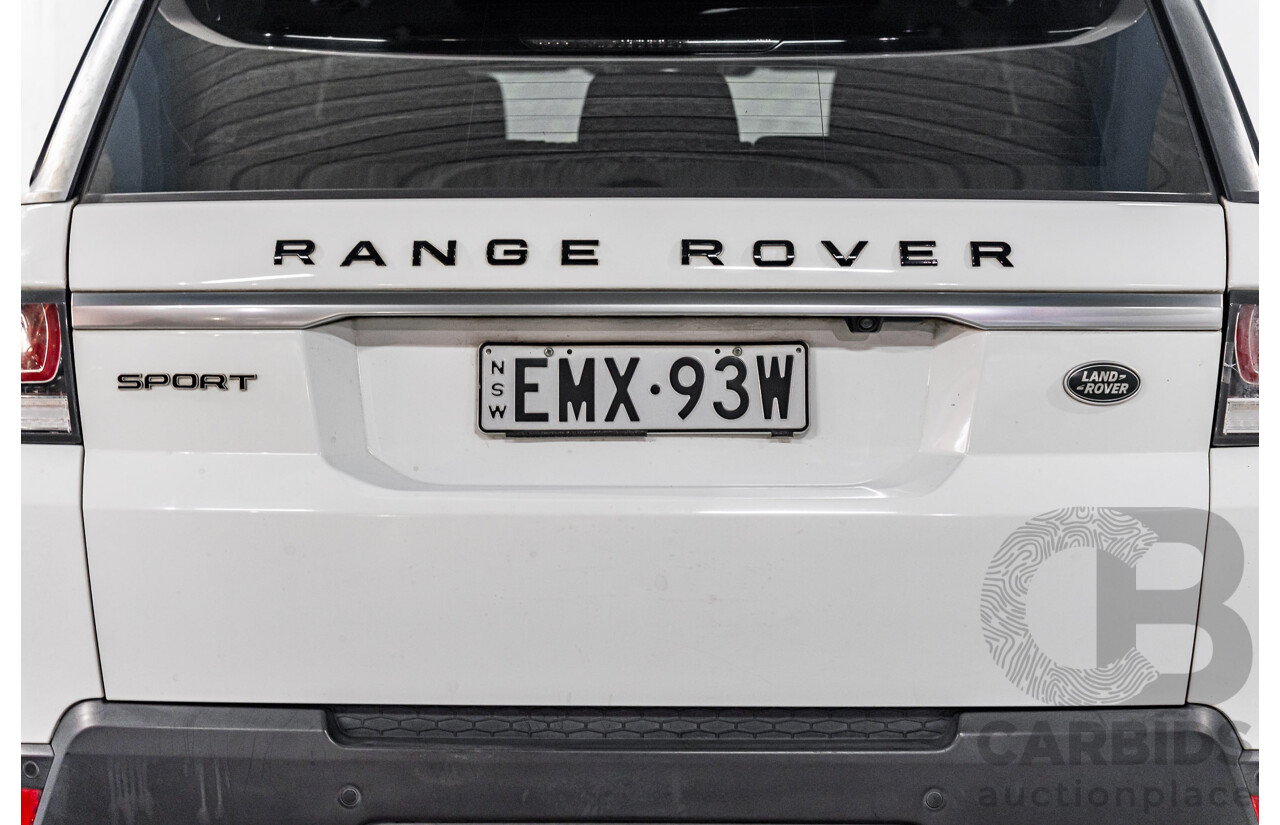 4/2015 Land Rover Range Rover Sport 3.0 TDV6 S LW MY15.5 4d Wagon Fuji White Turbo Diesel 3.0L