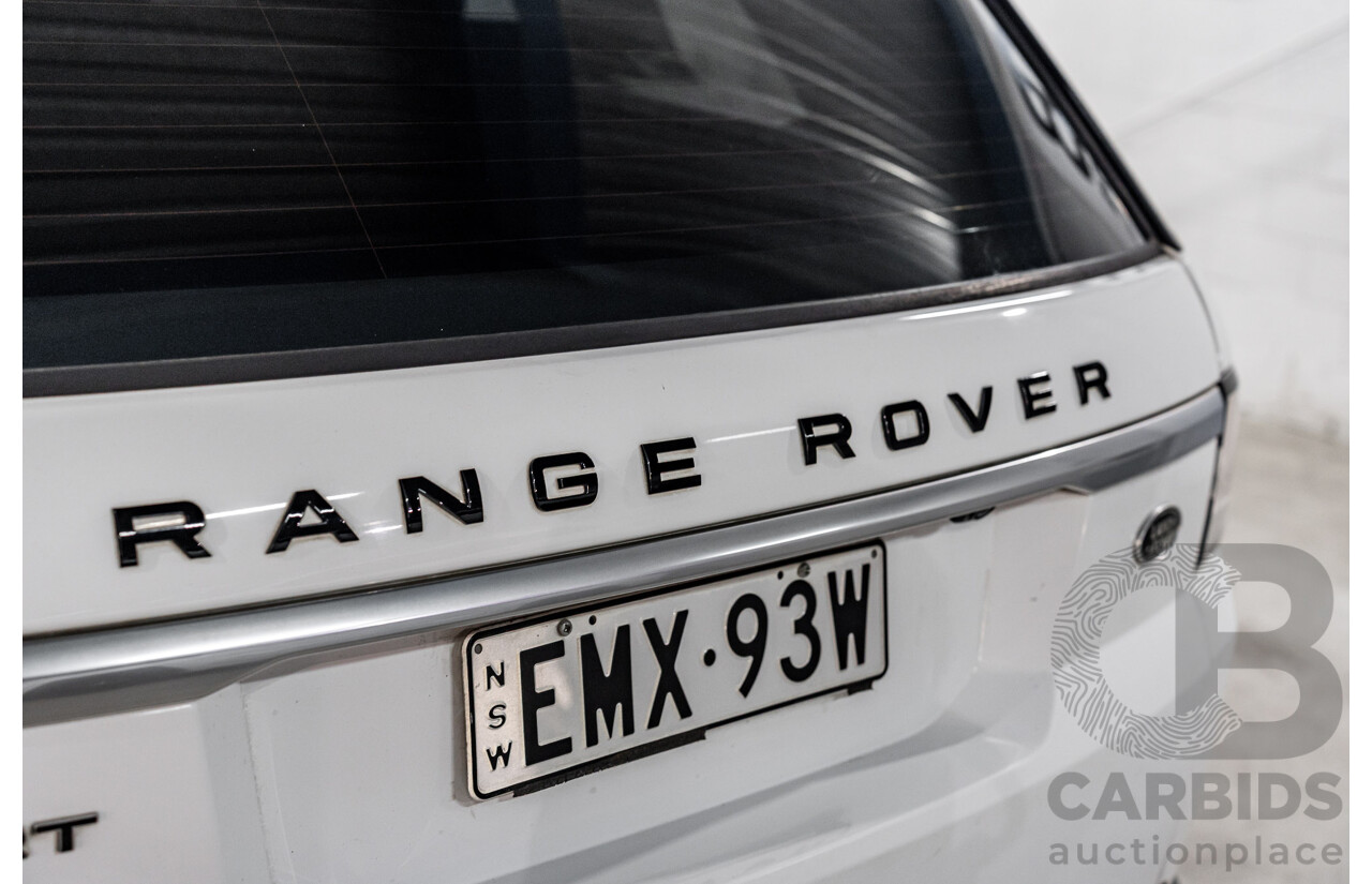 4/2015 Land Rover Range Rover Sport 3.0 TDV6 S LW MY15.5 4d Wagon Fuji White Turbo Diesel 3.0L