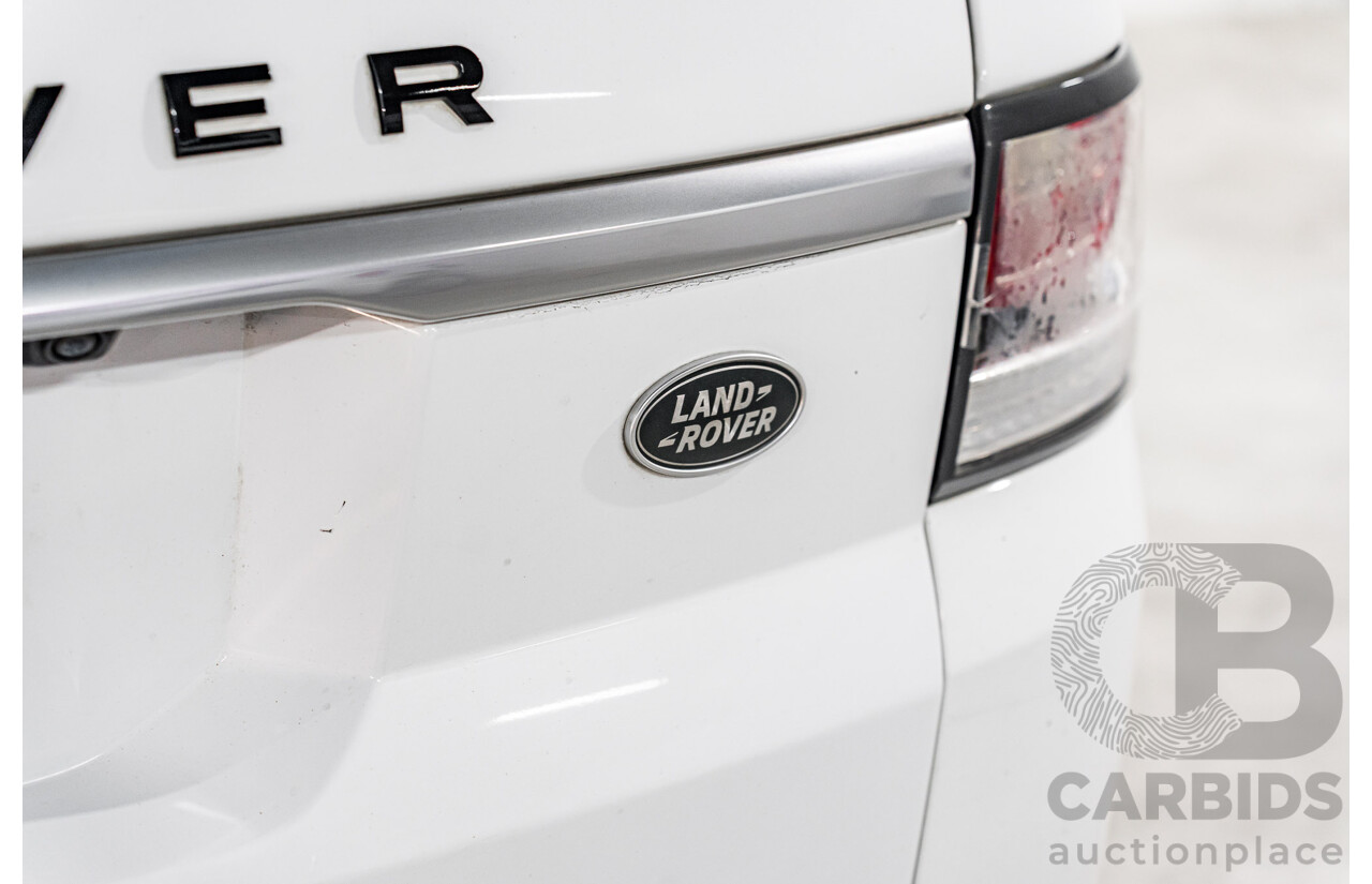 4/2015 Land Rover Range Rover Sport 3.0 TDV6 S LW MY15.5 4d Wagon Fuji White Turbo Diesel 3.0L