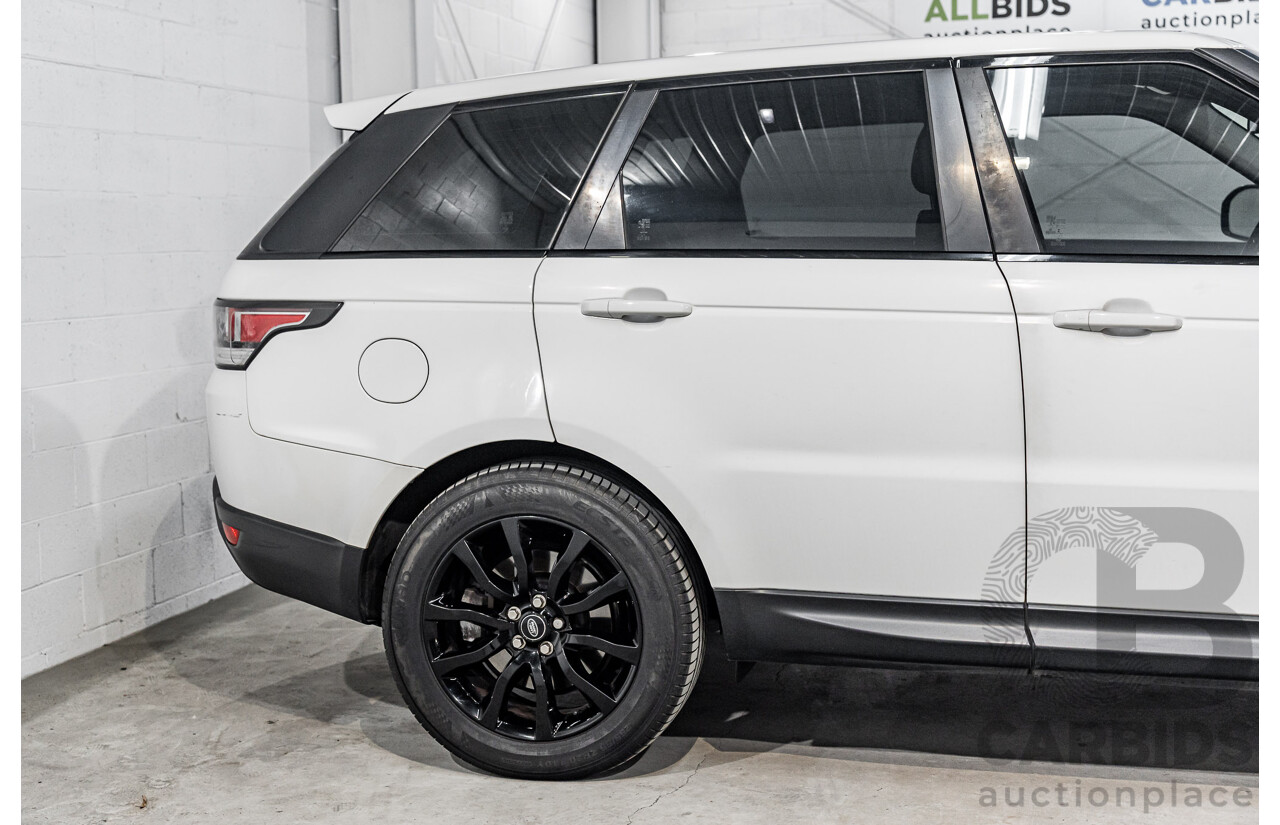 4/2015 Land Rover Range Rover Sport 3.0 TDV6 S LW MY15.5 4d Wagon Fuji White Turbo Diesel 3.0L