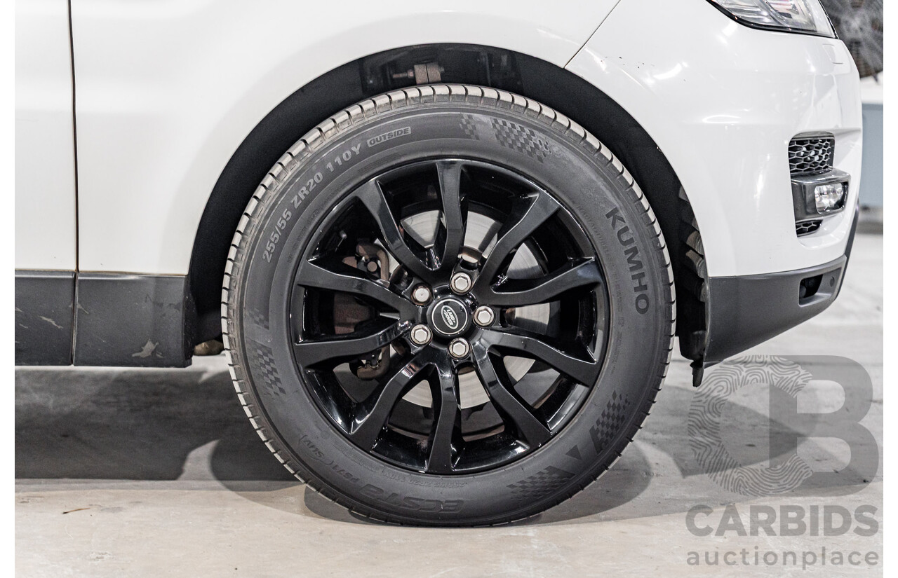 4/2015 Land Rover Range Rover Sport 3.0 TDV6 S LW MY15.5 4d Wagon Fuji White Turbo Diesel 3.0L