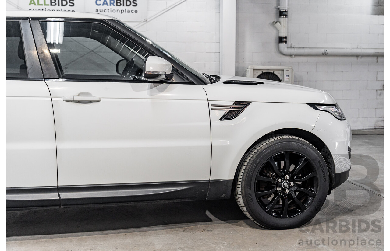 4/2015 Land Rover Range Rover Sport 3.0 TDV6 S LW MY15.5 4d Wagon Fuji White Turbo Diesel 3.0L