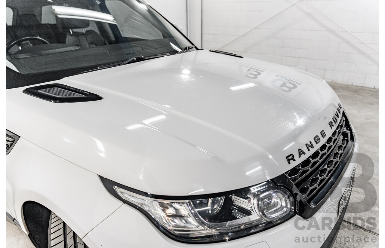 4/2015 Land Rover Range Rover Sport 3.0 TDV6 S LW MY15.5 4d Wagon Fuji White Turbo Diesel 3.0L