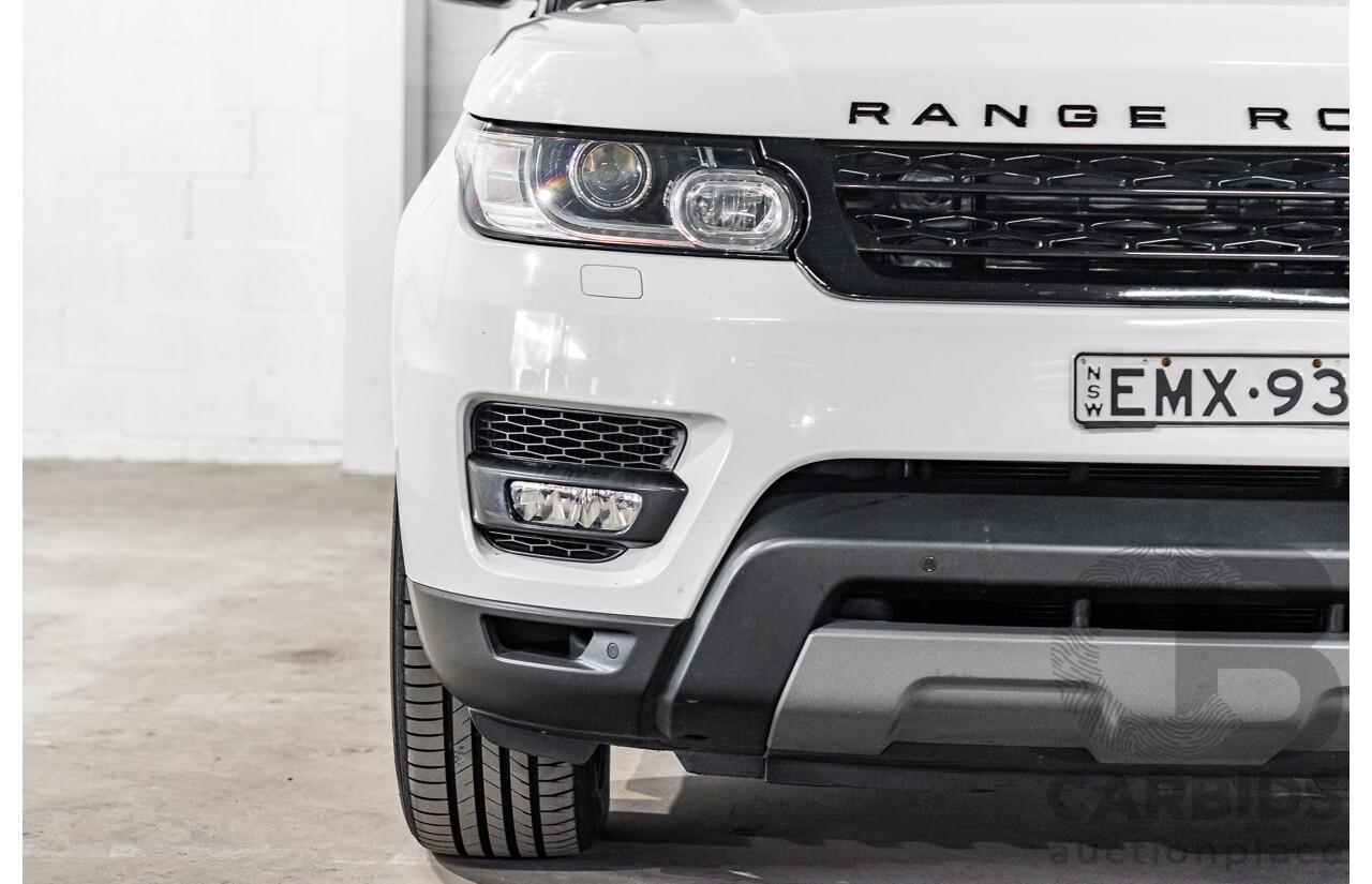4/2015 Land Rover Range Rover Sport 3.0 TDV6 S LW MY15.5 4d Wagon Fuji White Turbo Diesel 3.0L