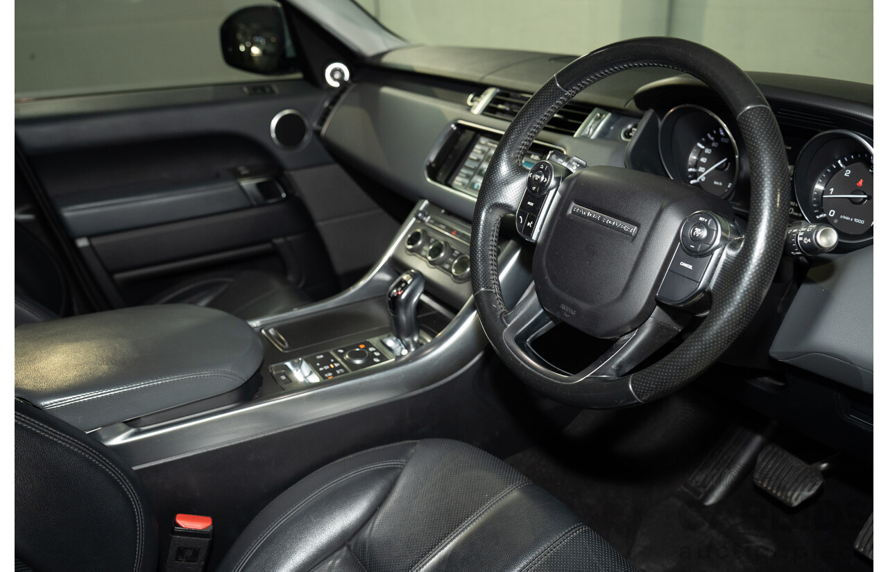 4/2015 Land Rover Range Rover Sport 3.0 TDV6 S LW MY15.5 4d Wagon Fuji White Turbo Diesel 3.0L