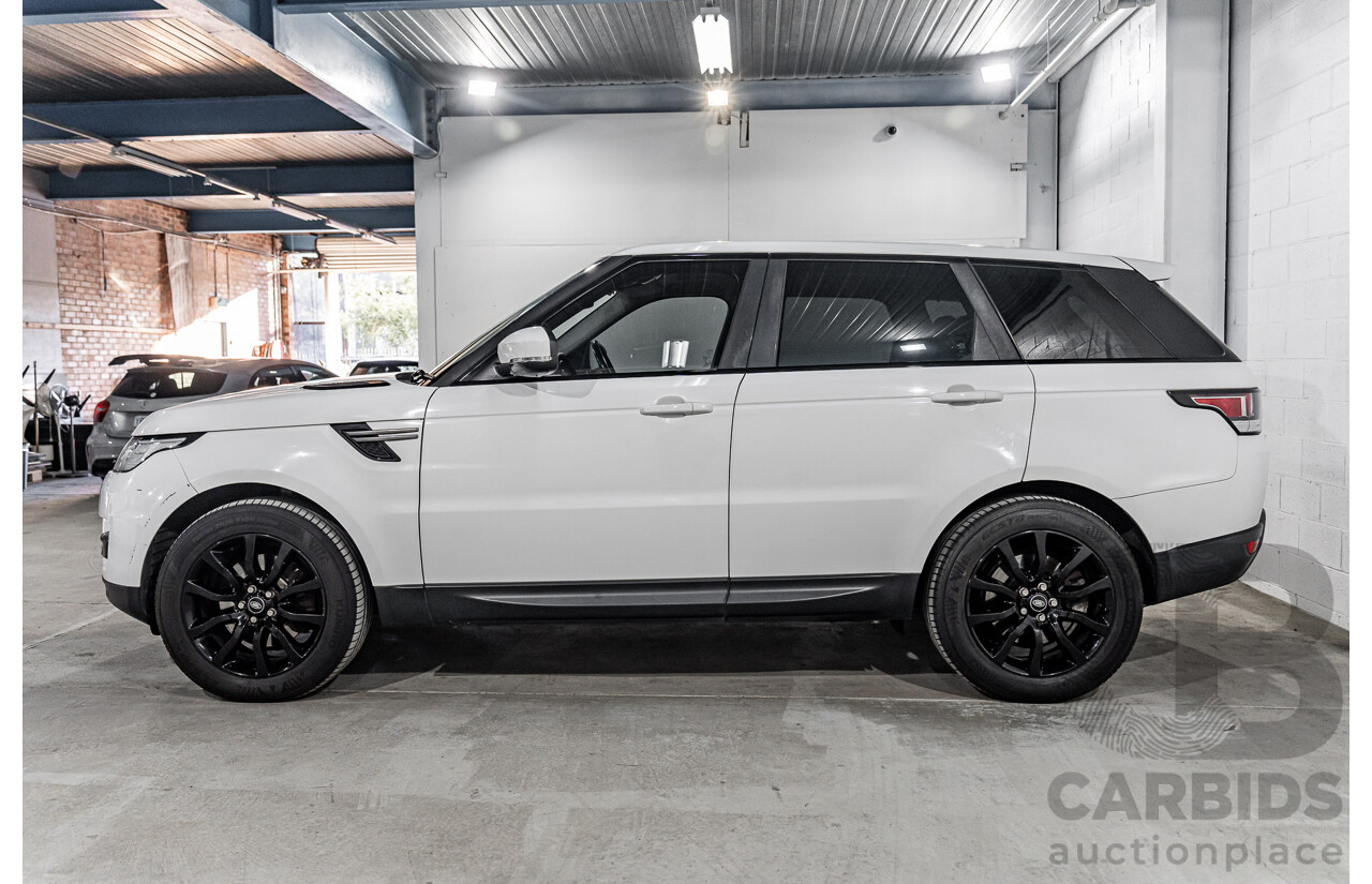 4/2015 Land Rover Range Rover Sport 3.0 TDV6 S LW MY15.5 4d Wagon Fuji White Turbo Diesel 3.0L