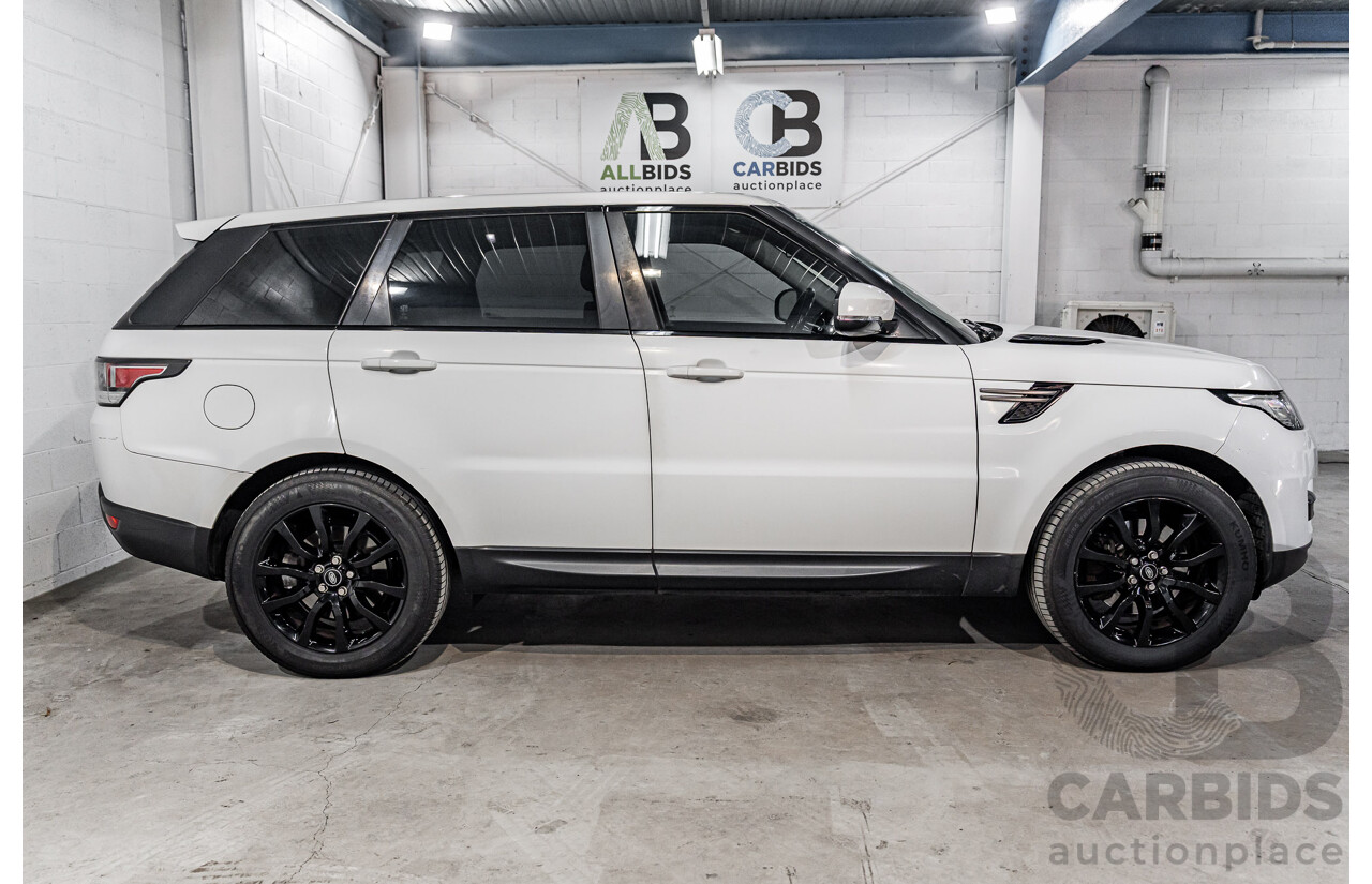 4/2015 Land Rover Range Rover Sport 3.0 TDV6 S LW MY15.5 4d Wagon Fuji White Turbo Diesel 3.0L