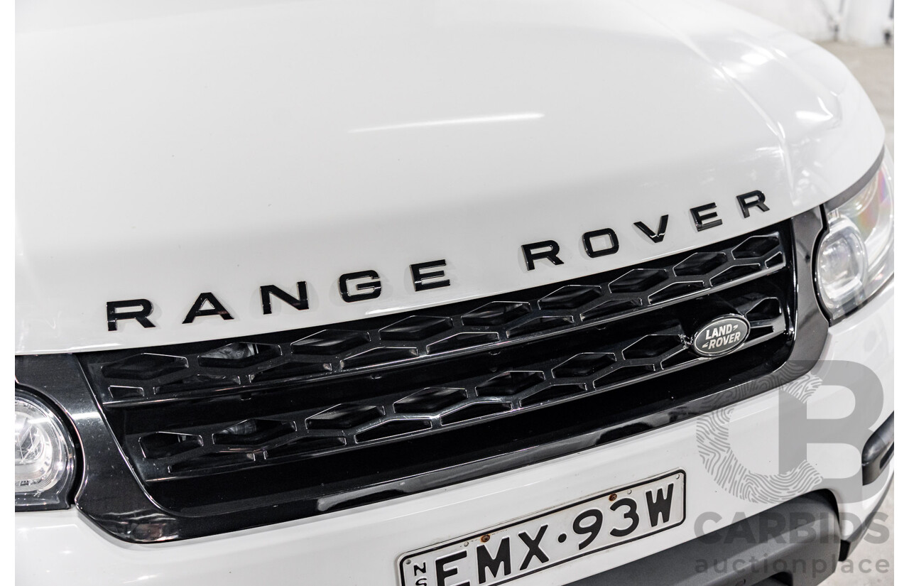 4/2015 Land Rover Range Rover Sport 3.0 TDV6 S LW MY15.5 4d Wagon Fuji White Turbo Diesel 3.0L