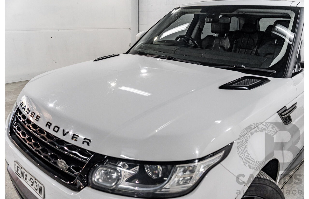 4/2015 Land Rover Range Rover Sport 3.0 TDV6 S LW MY15.5 4d Wagon Fuji White Turbo Diesel 3.0L