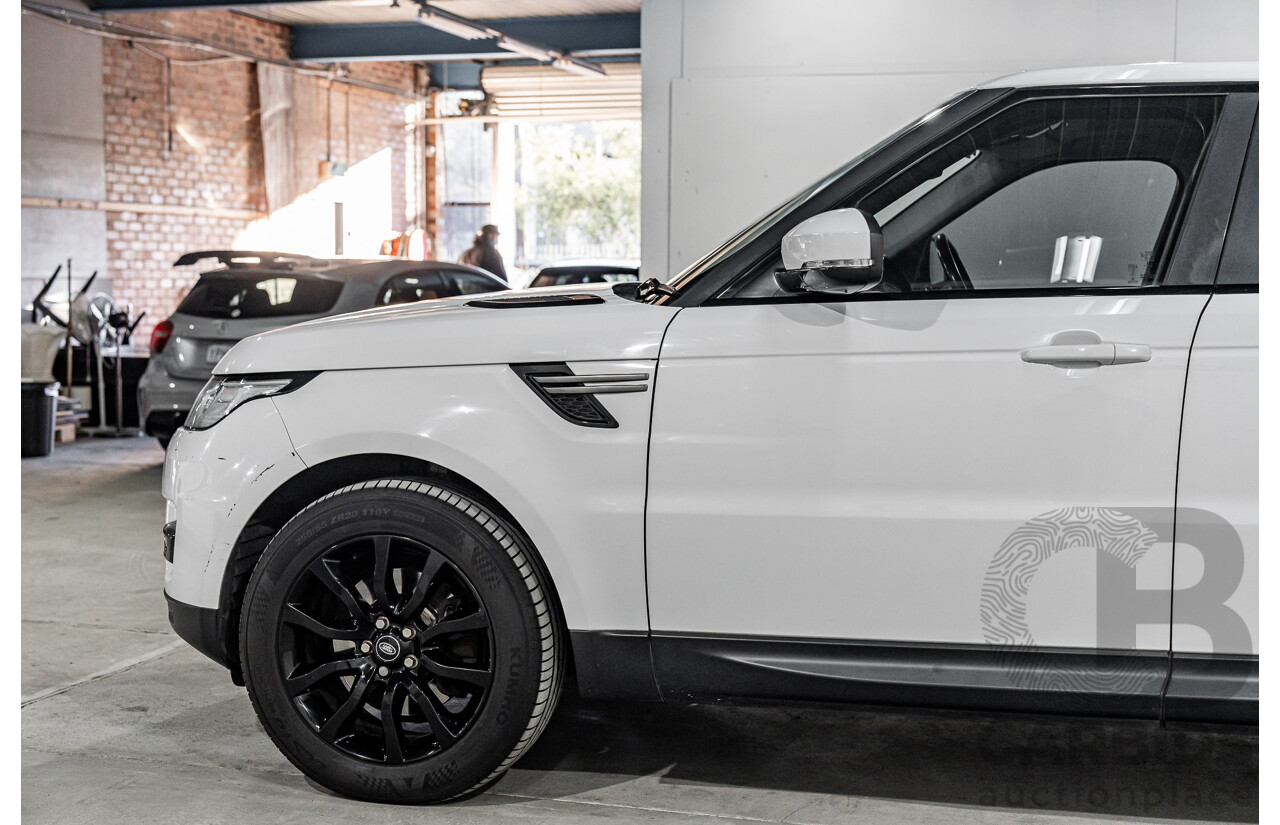 4/2015 Land Rover Range Rover Sport 3.0 TDV6 S LW MY15.5 4d Wagon Fuji White Turbo Diesel 3.0L