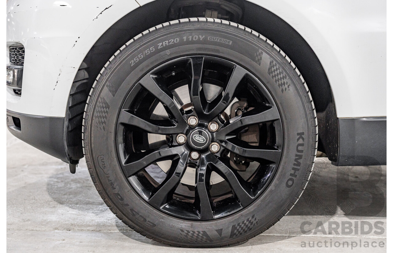 4/2015 Land Rover Range Rover Sport 3.0 TDV6 S LW MY15.5 4d Wagon Fuji White Turbo Diesel 3.0L
