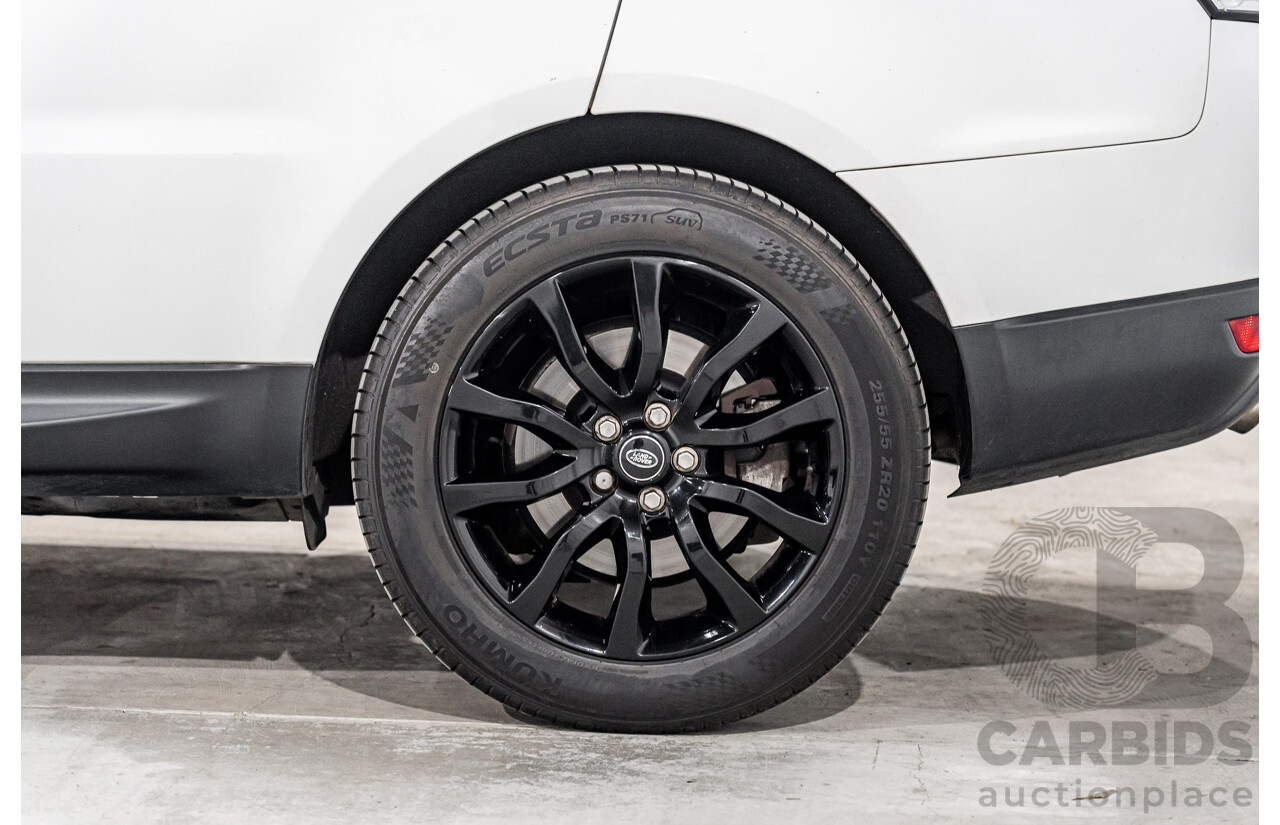 4/2015 Land Rover Range Rover Sport 3.0 TDV6 S LW MY15.5 4d Wagon Fuji White Turbo Diesel 3.0L