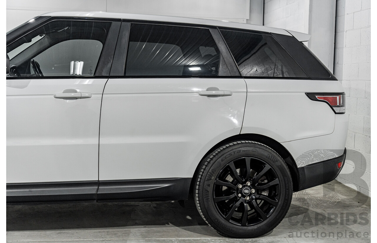 4/2015 Land Rover Range Rover Sport 3.0 TDV6 S LW MY15.5 4d Wagon Fuji White Turbo Diesel 3.0L