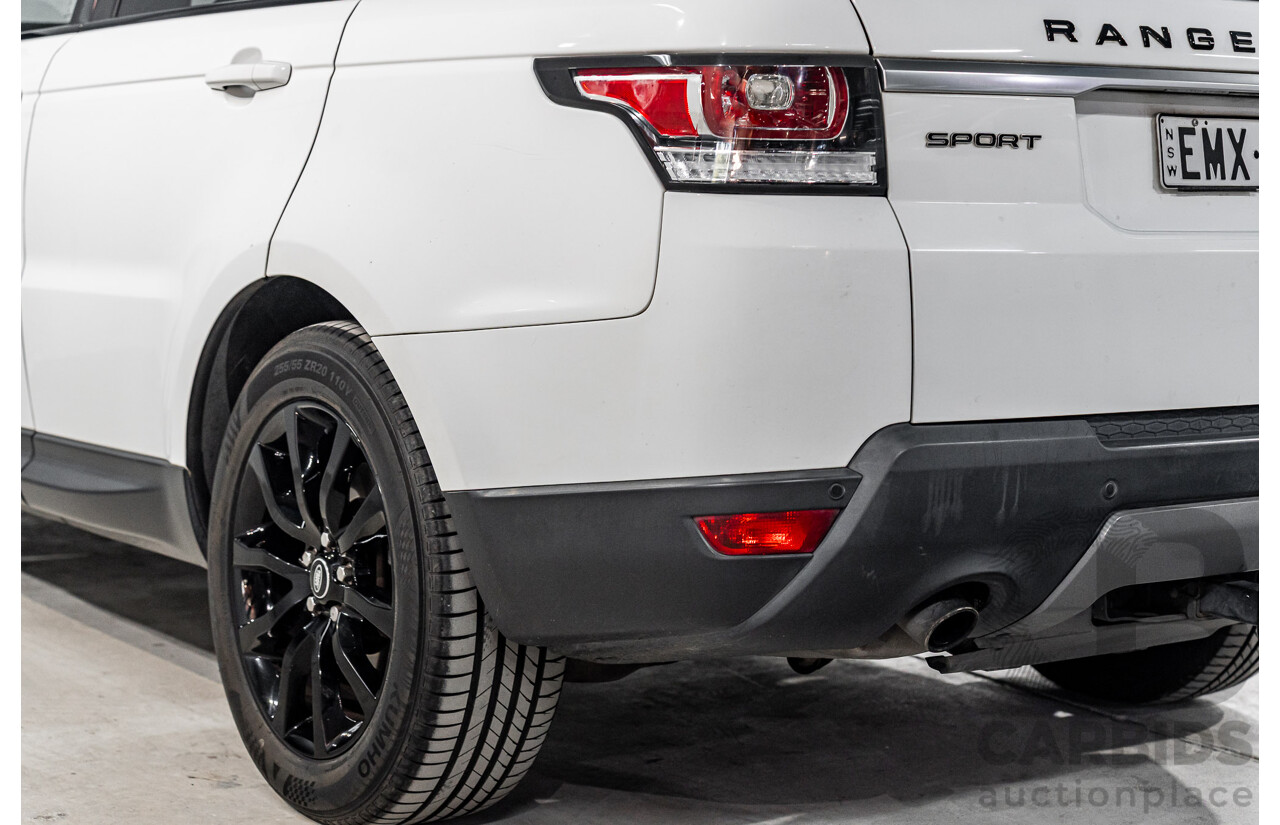 4/2015 Land Rover Range Rover Sport 3.0 TDV6 S LW MY15.5 4d Wagon Fuji White Turbo Diesel 3.0L