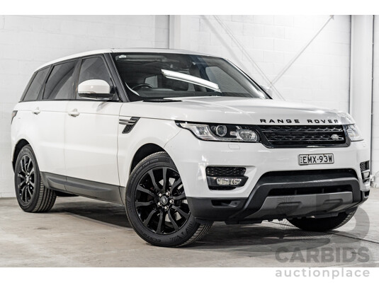 4/2015 Land Rover Range Rover Sport 3.0 TDV6 S LW MY15.5 4d Wagon Fuji White Turbo Diesel 3.0L
