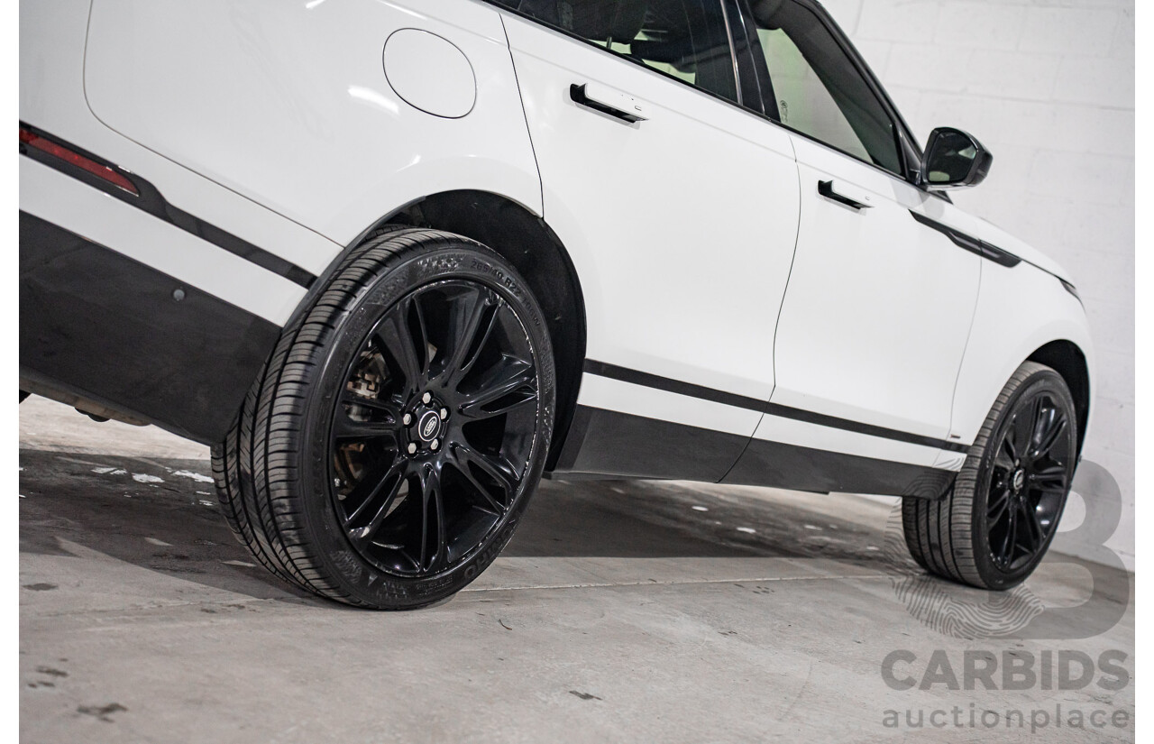 01/2019 Land Rover Range Rover Velar D300 R-Dynamic SE (AWD) L560 MY19.5 4d Wagon Fuji White/Santorini Black Roof Twin Turbo Diesel V6 3.0L