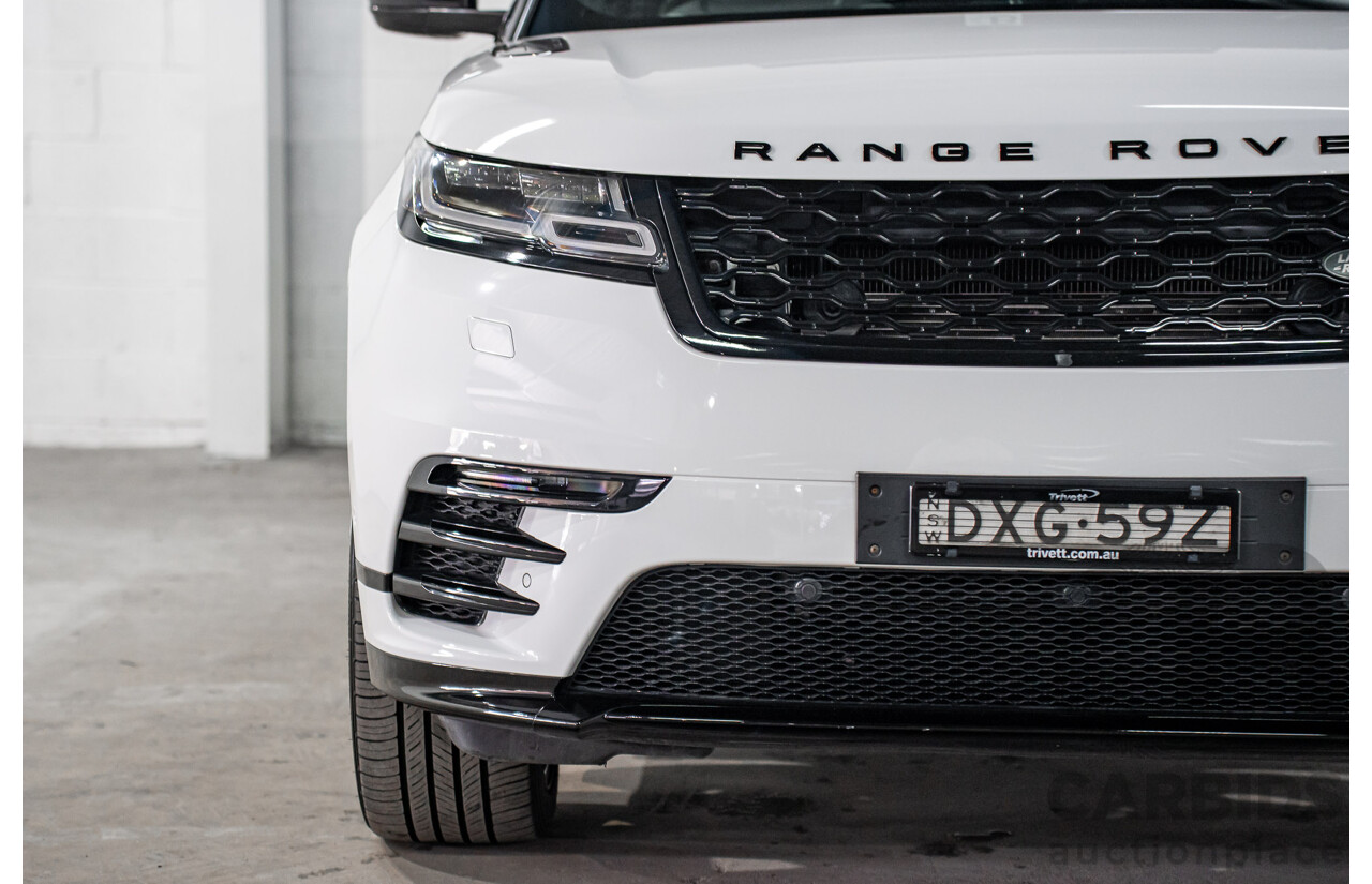01/2019 Land Rover Range Rover Velar D300 R-Dynamic SE (AWD) L560 MY19.5 4d Wagon Fuji White/Santorini Black Roof Twin Turbo Diesel V6 3.0L