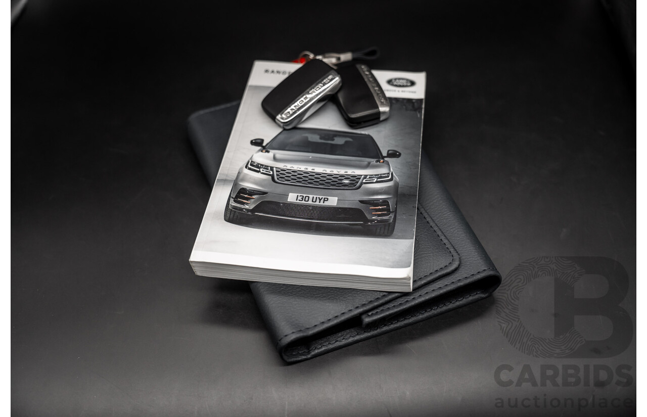 01/2019 Land Rover Range Rover Velar D300 R-Dynamic SE (AWD) L560 MY19.5 4d Wagon Fuji White/Santorini Black Roof Twin Turbo Diesel V6 3.0L
