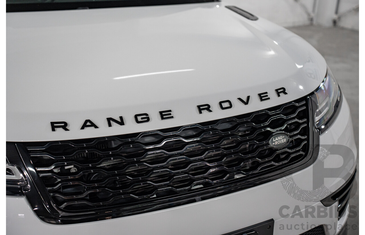 01/2019 Land Rover Range Rover Velar D300 R-Dynamic SE (AWD) L560 MY19.5 4d Wagon Fuji White/Santorini Black Roof Twin Turbo Diesel V6 3.0L