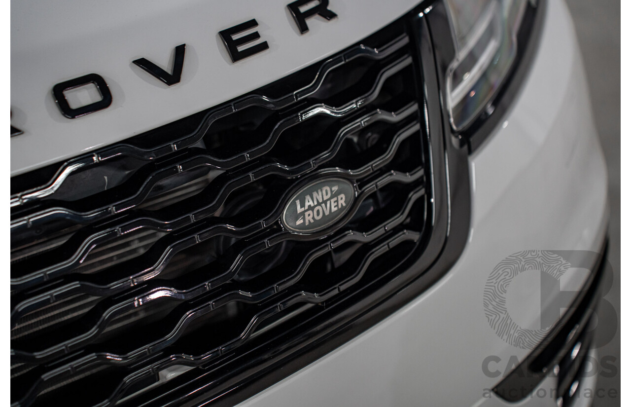 01/2019 Land Rover Range Rover Velar D300 R-Dynamic SE (AWD) L560 MY19.5 4d Wagon Fuji White/Santorini Black Roof Twin Turbo Diesel V6 3.0L