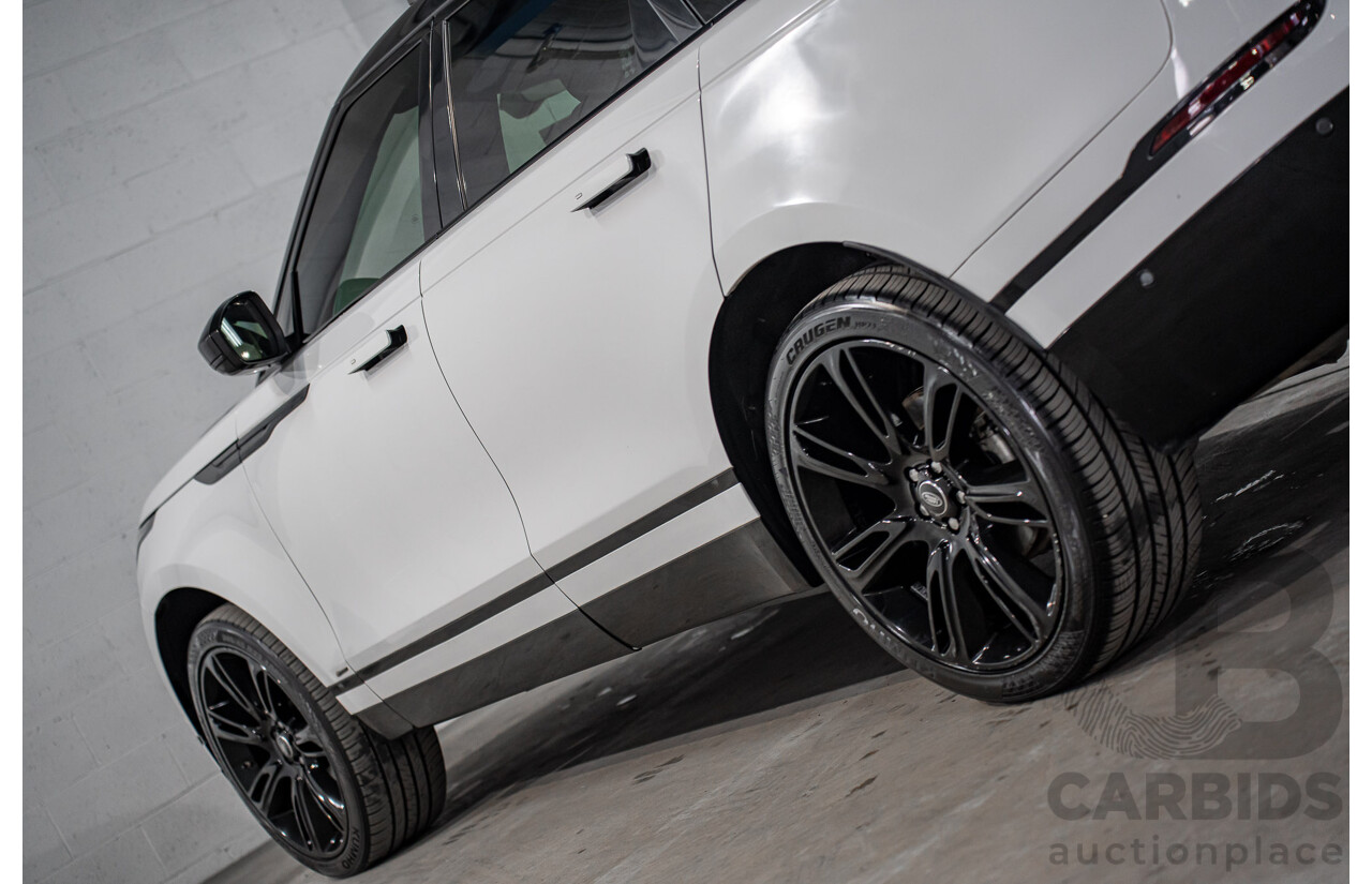 01/2019 Land Rover Range Rover Velar D300 R-Dynamic SE (AWD) L560 MY19.5 4d Wagon Fuji White/Santorini Black Roof Twin Turbo Diesel V6 3.0L