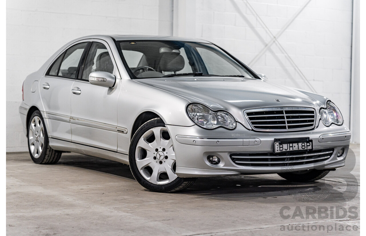 3/2006 Mercedes-Benz C230 Elegance W203 MY06 4d Sedan Iridium Silver Metallic V6 2.5L