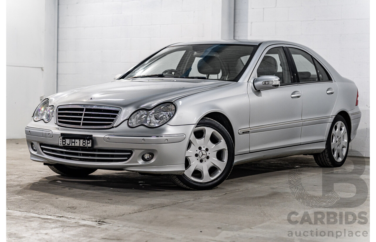 3/2006 Mercedes-Benz C230 Elegance W203 MY06 4d Sedan Iridium Silver Metallic V6 2.5L