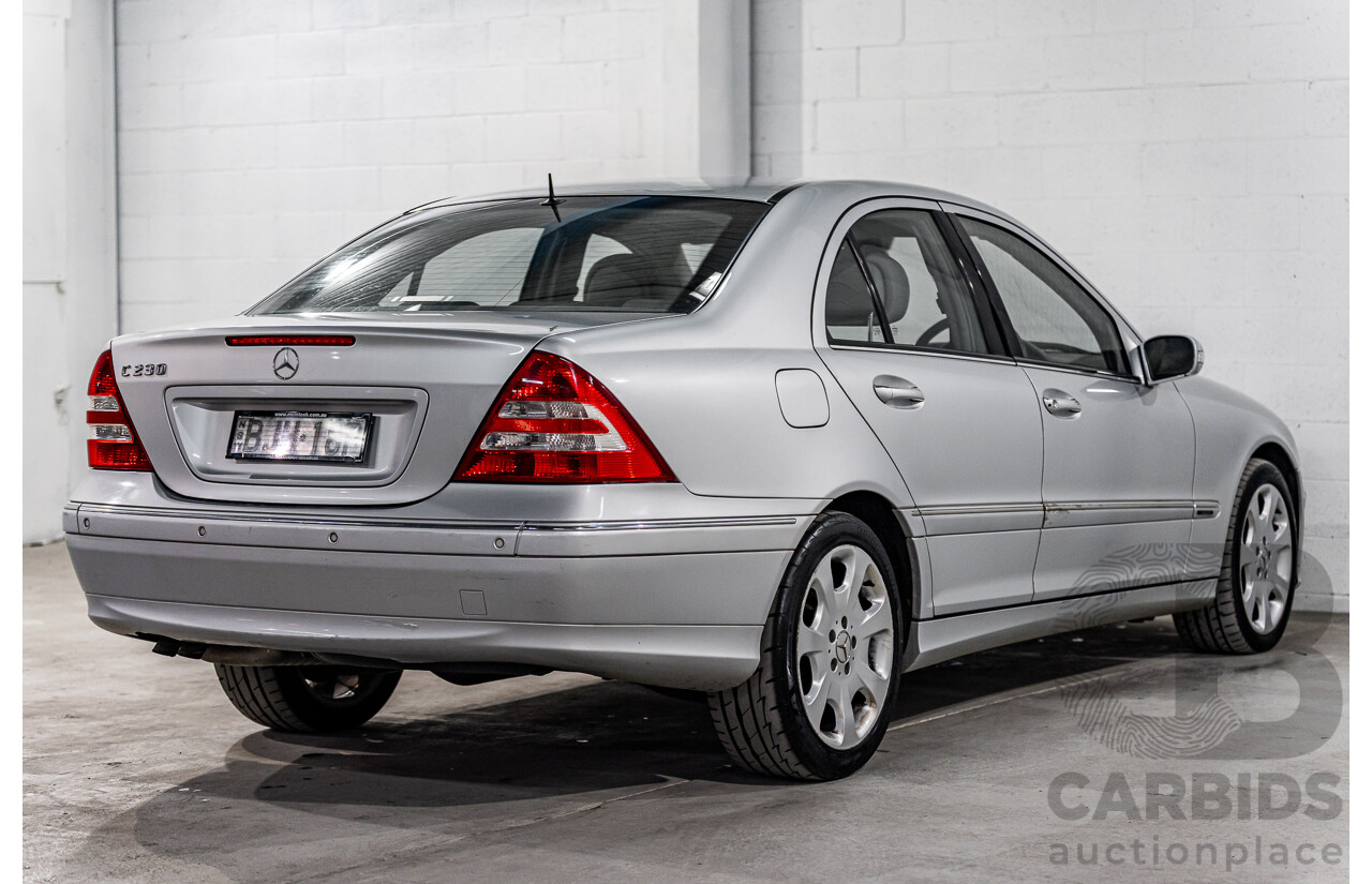 3/2006 Mercedes-Benz C230 Elegance W203 MY06 4d Sedan Iridium Silver Metallic V6 2.5L