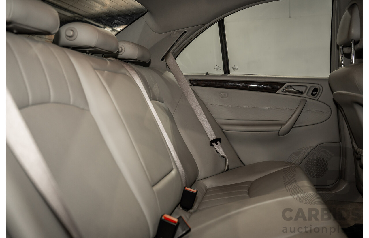 3/2006 Mercedes-Benz C230 Elegance W203 MY06 4d Sedan Iridium Silver Metallic V6 2.5L