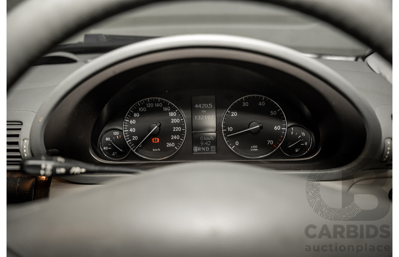 3/2006 Mercedes-Benz C230 Elegance W203 MY06 4d Sedan Iridium Silver Metallic V6 2.5L