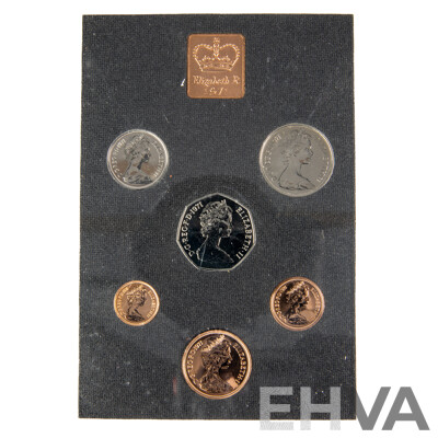 Two Royal Mint Coinage of Great Britain and Northern Island Proof Coin Sets, 1970 and 1971