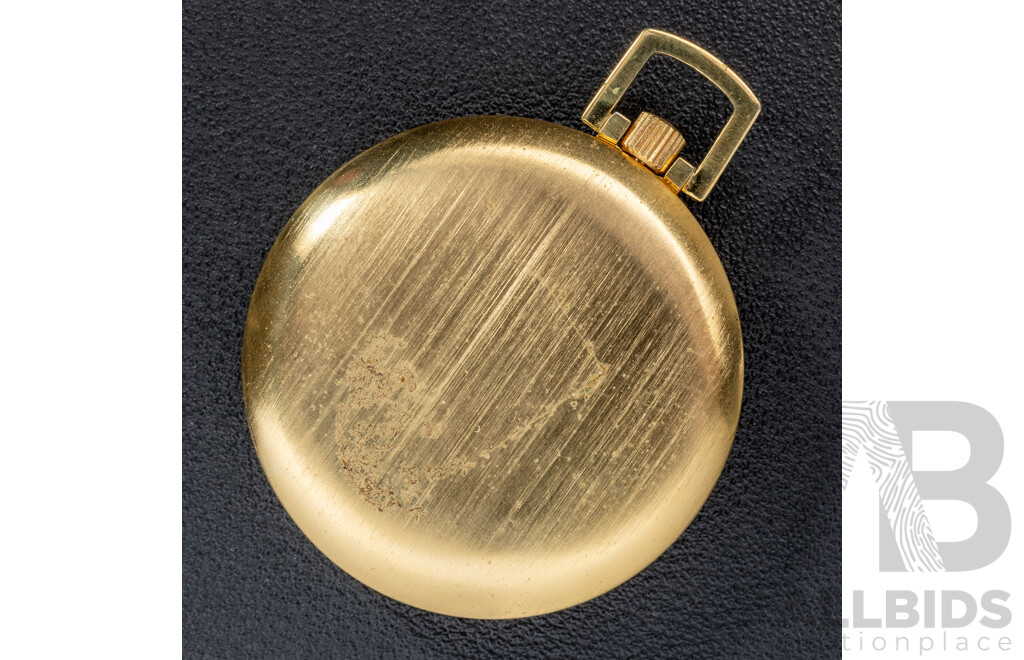 Waltham 17 Jewels Swiss Made Vintage Skeleton Open Face Hunter Pocket Watch, Manual Winding with Movement