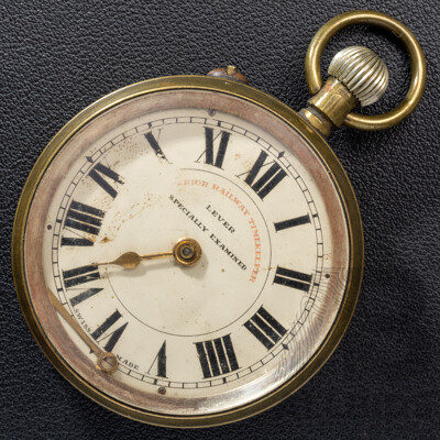 Antique 52mm Superior Railway Timekeeper Lever Specially Examined Pocket Watch, Swiss Made