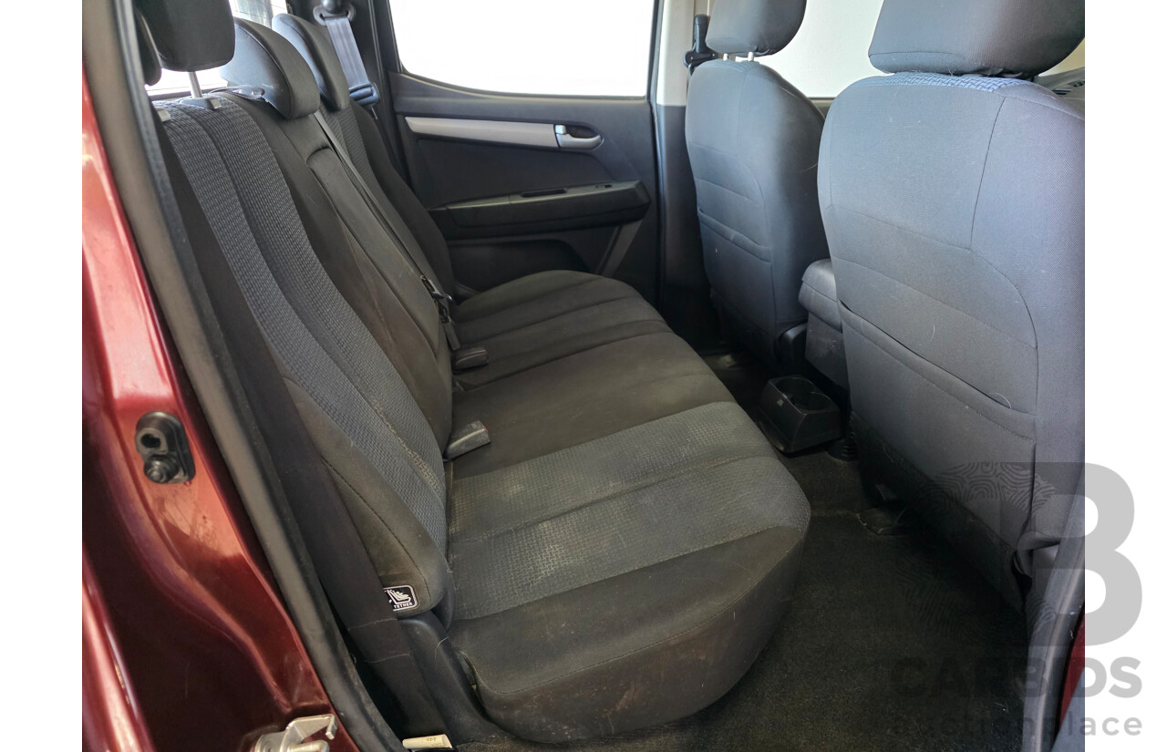 10/2012 Isuzu D-Max LS Hi-Ride (4x4) TF MY12 Crew Cab Utility Red Turbo Diesel 3.0L