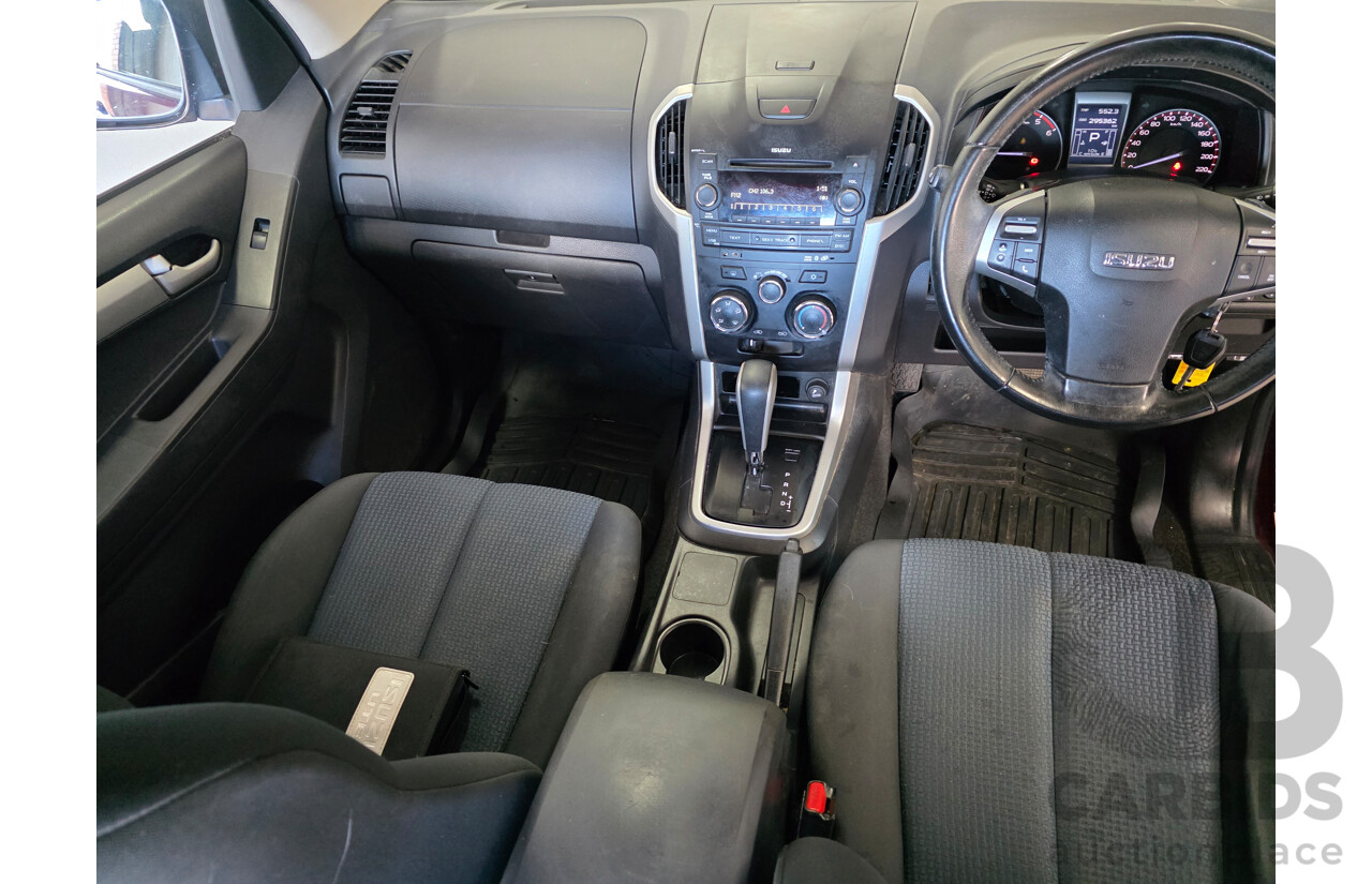 10/2012 Isuzu D-Max LS Hi-Ride (4x4) TF MY12 Crew Cab Utility Red Turbo Diesel 3.0L