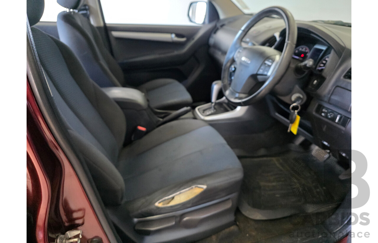10/2012 Isuzu D-Max LS Hi-Ride (4x4) TF MY12 Crew Cab Utility Red Turbo Diesel 3.0L