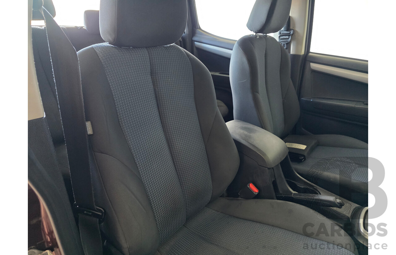 10/2012 Isuzu D-Max LS Hi-Ride (4x4) TF MY12 Crew Cab Utility Red Turbo Diesel 3.0L
