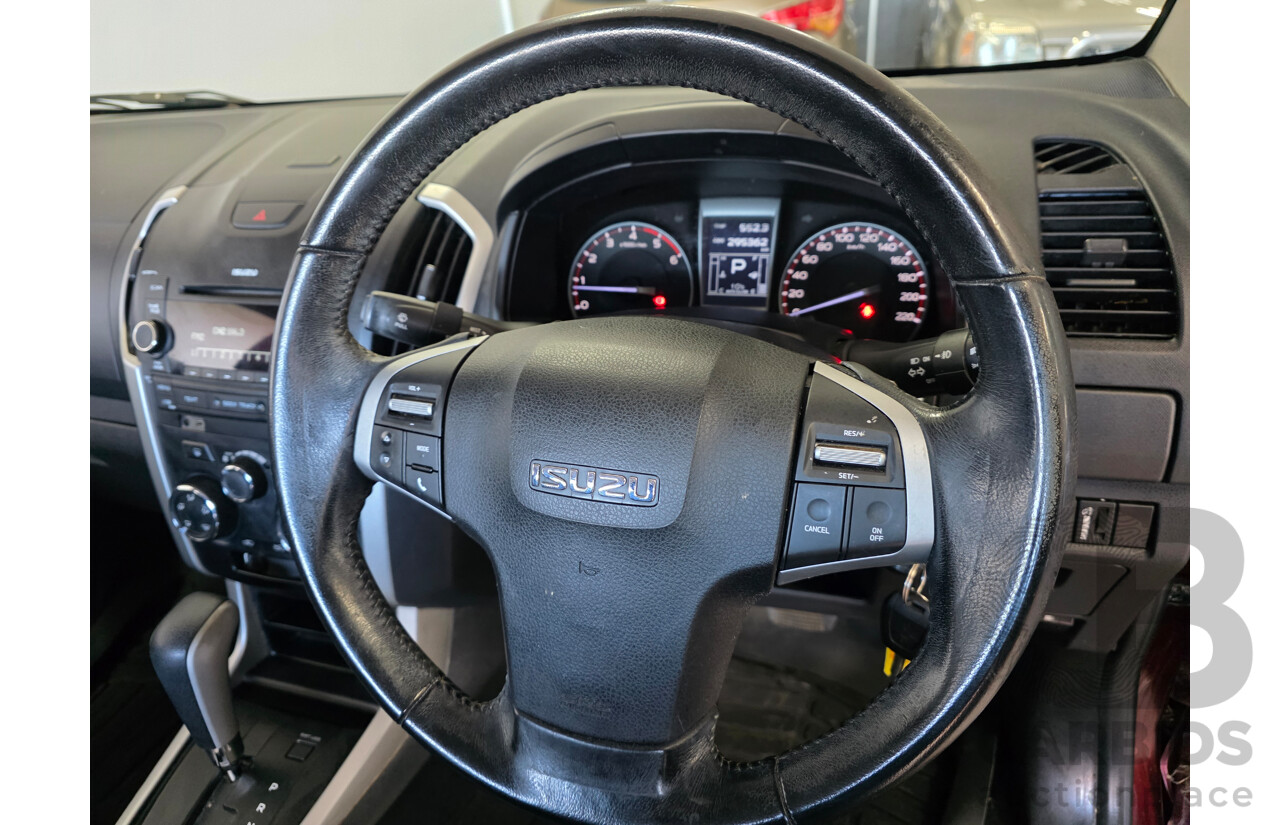 10/2012 Isuzu D-Max LS Hi-Ride (4x4) TF MY12 Crew Cab Utility Red Turbo Diesel 3.0L