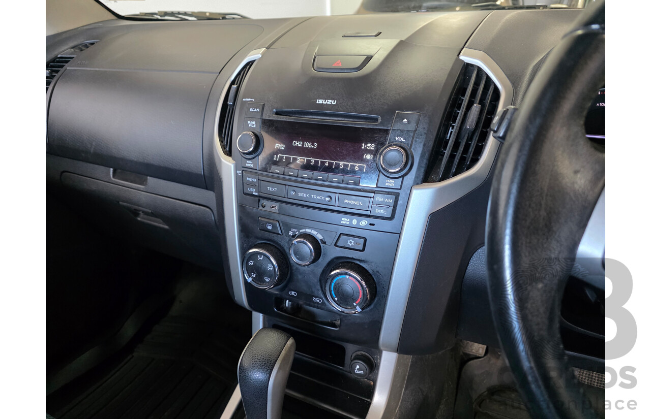 10/2012 Isuzu D-Max LS Hi-Ride (4x4) TF MY12 Crew Cab Utility Red Turbo Diesel 3.0L