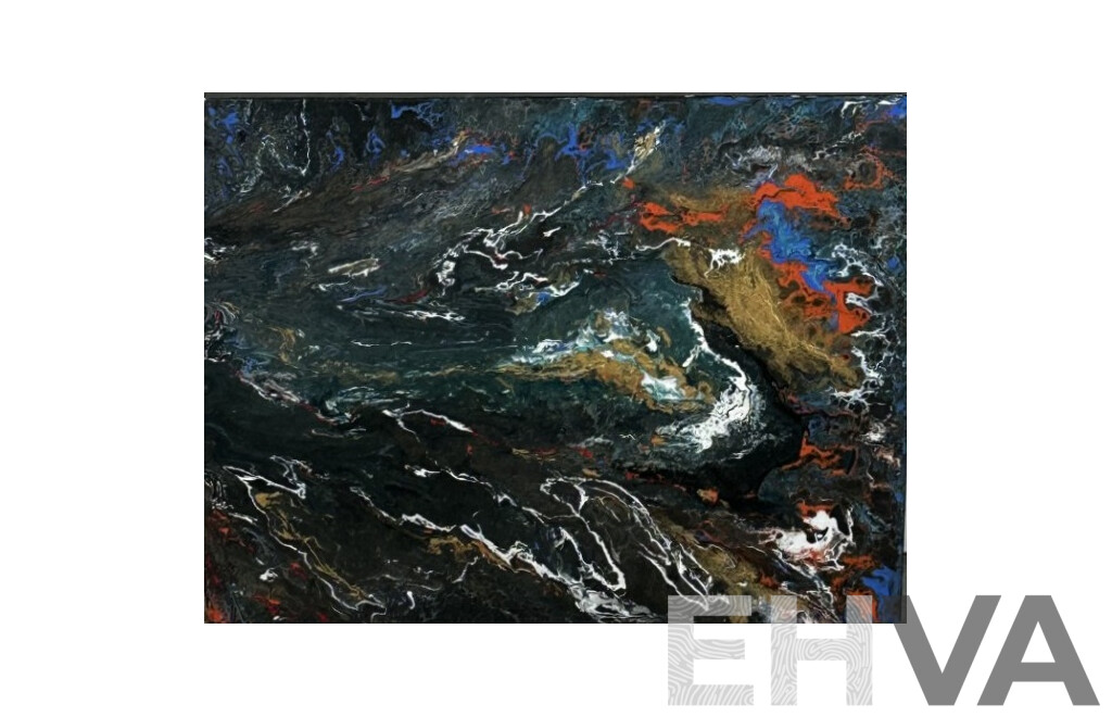Artist Unknown, (20th Century, Australian), Abstract Dreamscape, Mixed Media Acrylic on Canvas, 46 x 36 cm
