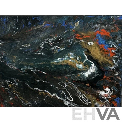 Artist Unknown, (20th Century, Australian), Abstract Dreamscape, Mixed Media Acrylic on Canvas, 46 x 36 cm