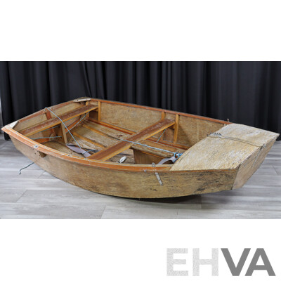 Vintage Timber Row Boat