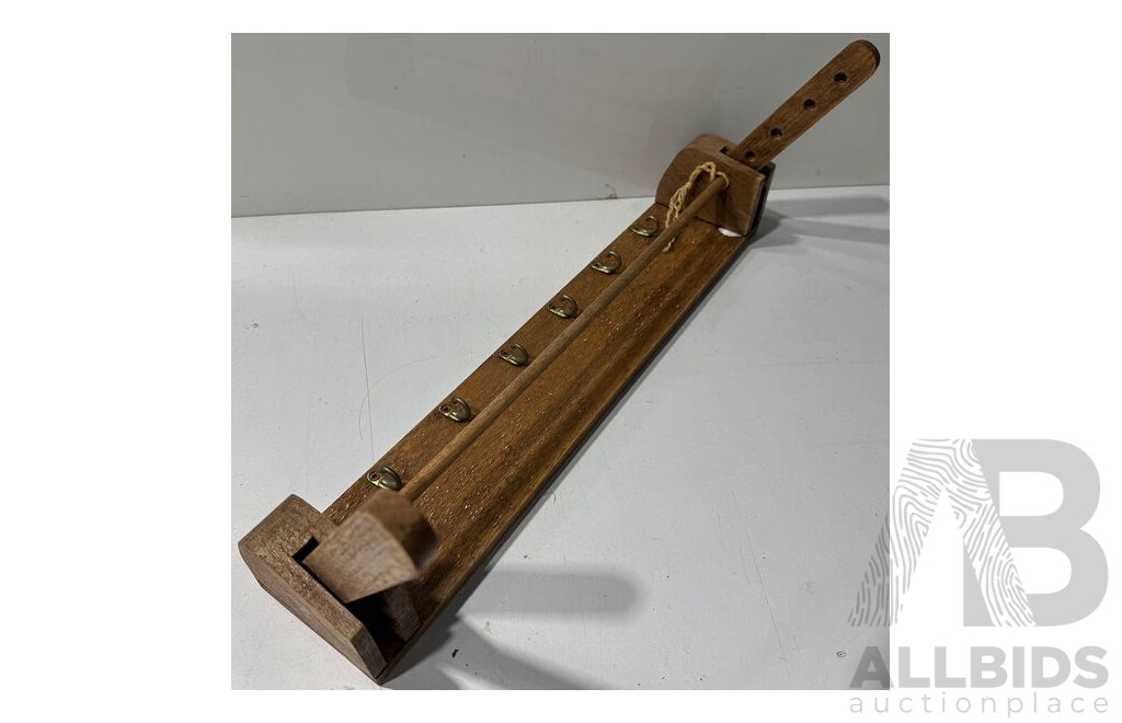 Handmade Wooden Coat/Hat Rack