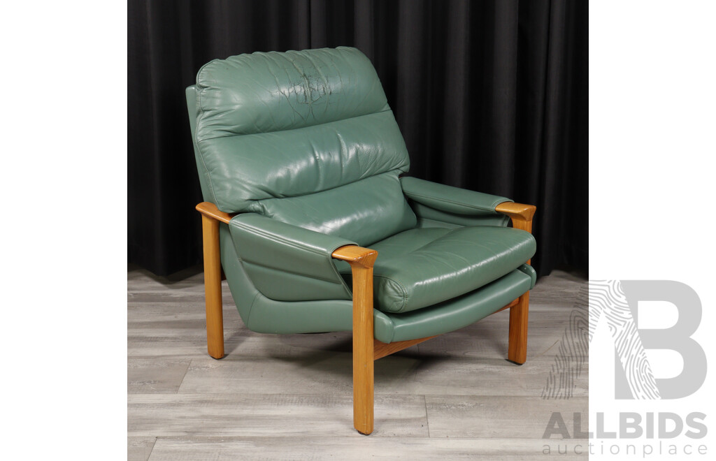 Tessa T8 Lounge Chair with Leather Upholstery
